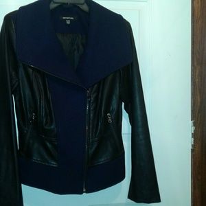 Faux leather jacket